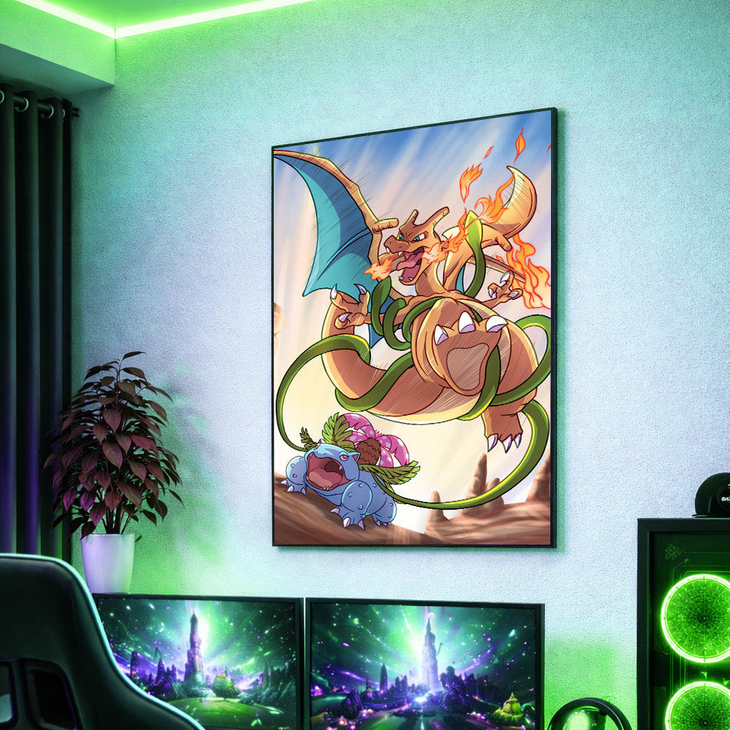 Digital Poster + Entries:  PSA 10 Charizard EX Japanese Exclusive Promo